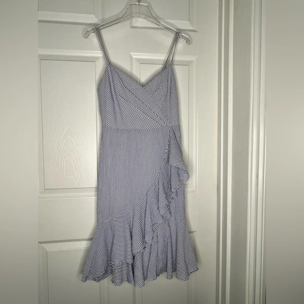 J. Crew Striped Cotton Dress Sz 6